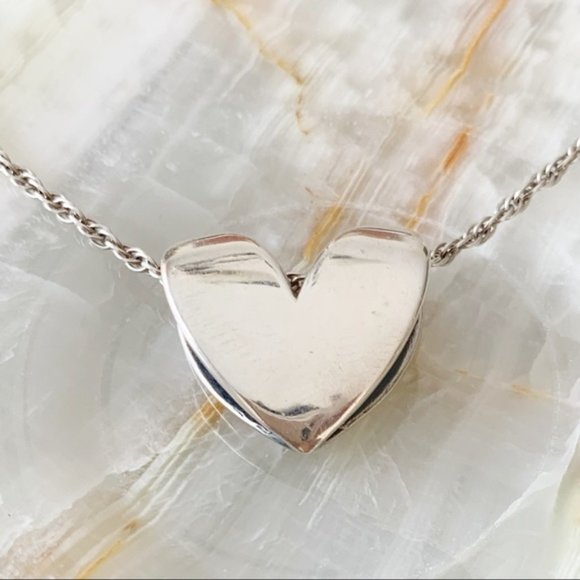 James Avery rare & retired heart pendant 925 - Picture 2 of 7